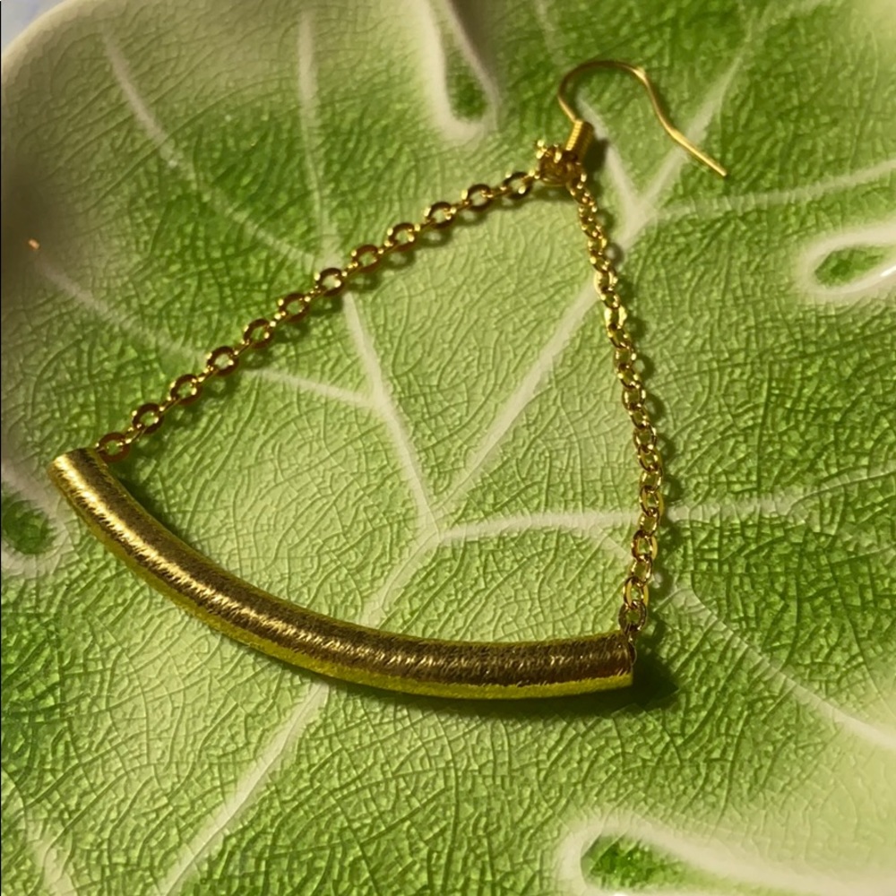 Beautiful golden earrings